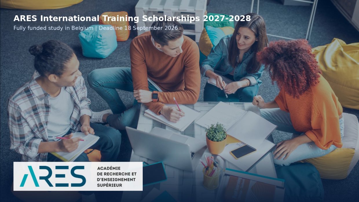 ARES International Training Scholarships 2027-2028: Fully Funded Study in Belgium