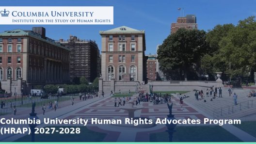 Columbia University Human Rights Advocates Program (HRAP) 2027-2028