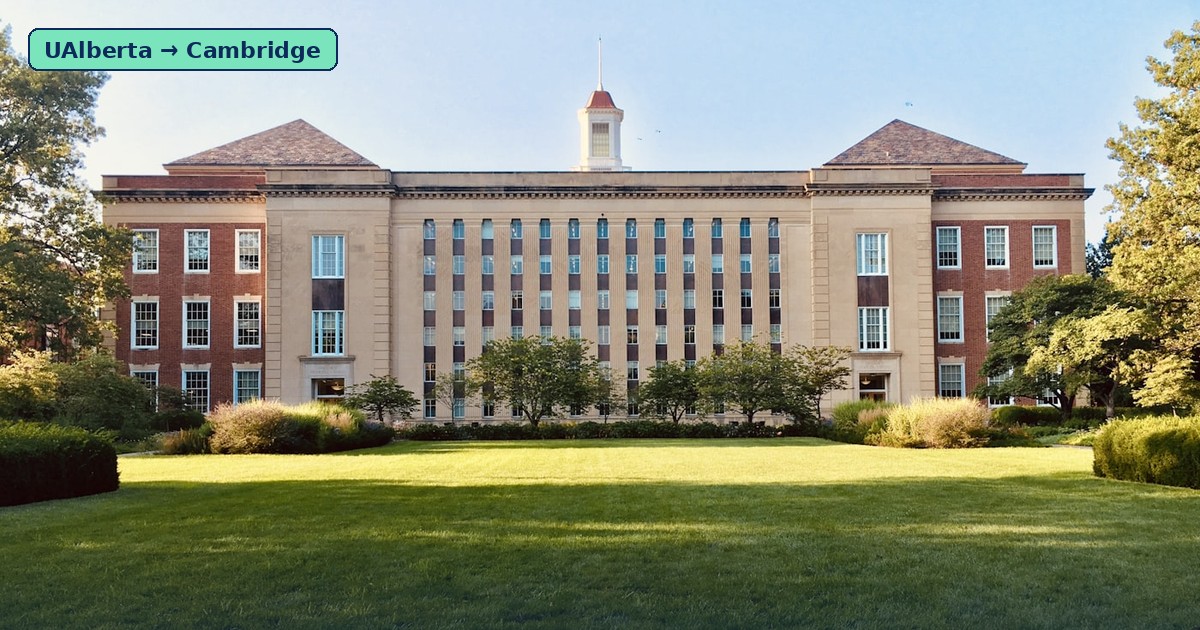 UAlberta's Churchill Cambridge Scholarship is not the US Churchill Scholarship. Here is what the $64,000 actually is.