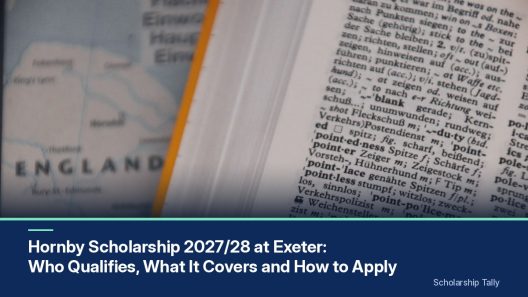 Hornby Scholarship 2027/28 at Exeter: Who Qualifies, What It Covers and How to Apply